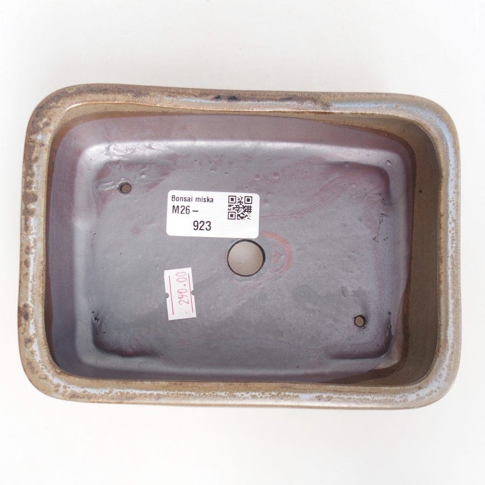 kerámia bonsai tál 16,5 x 12 x 5,5 cm, kék-szürke