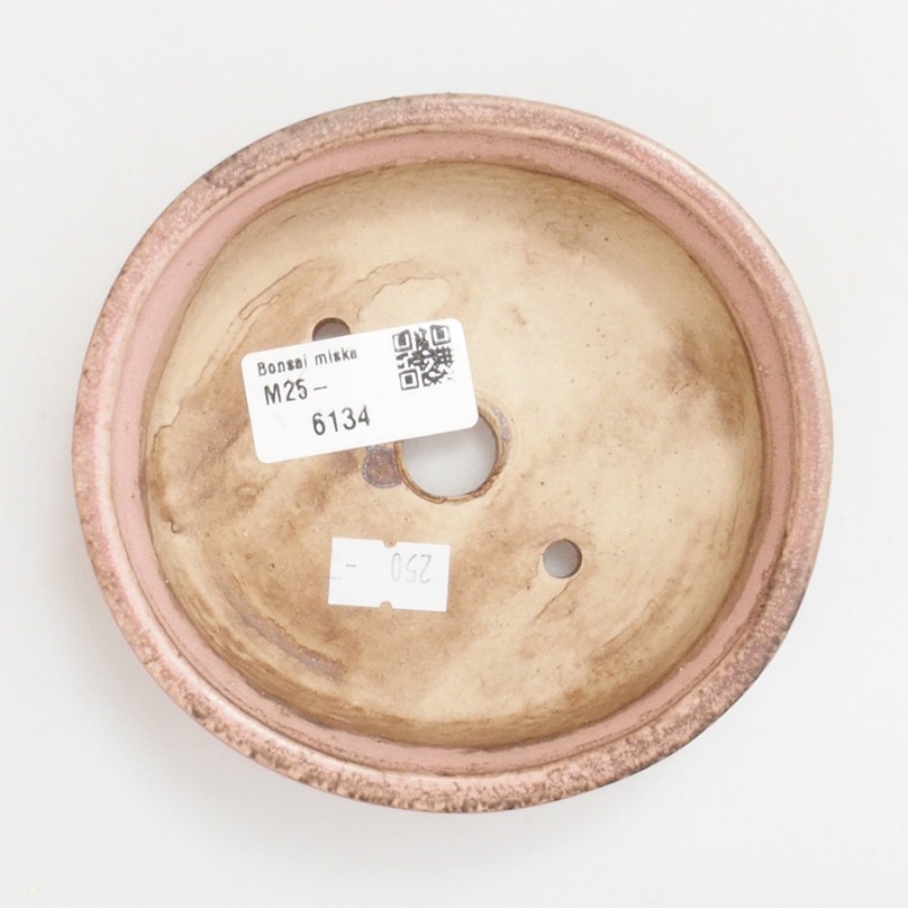 kerámia bonsai tál 10 x 8,5 x 4 cm, barna