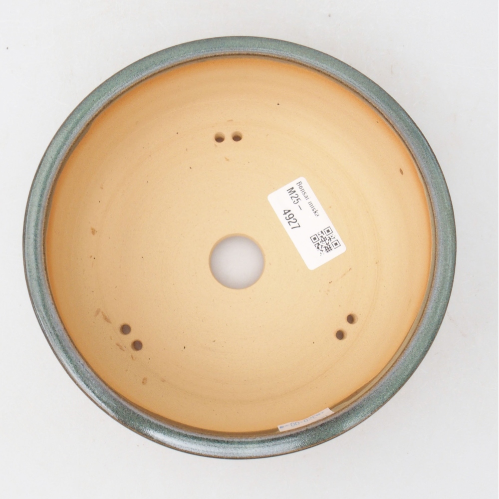 kerámia bonsai tál 17 x 17 x 6 cm, zöld