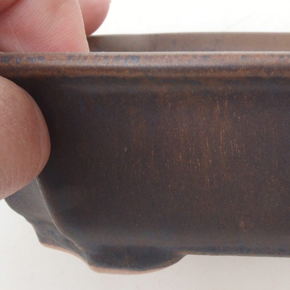 Bonsai tál H17 - 15 x 10 x 4 cm - barna