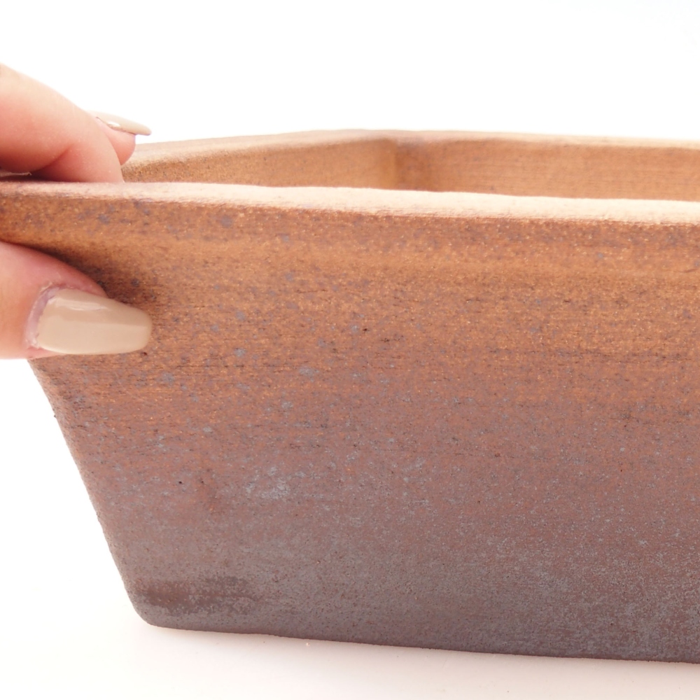 Bonsai tál 35 x 29 x 9 cm , színe barna