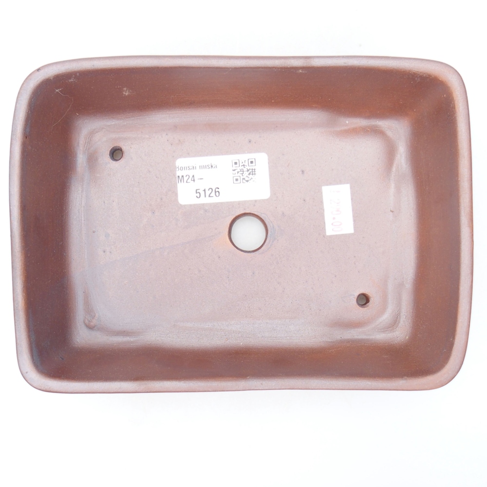 Kerámia bonsai tál 18 x 13,5 x 5 cm, fém színben