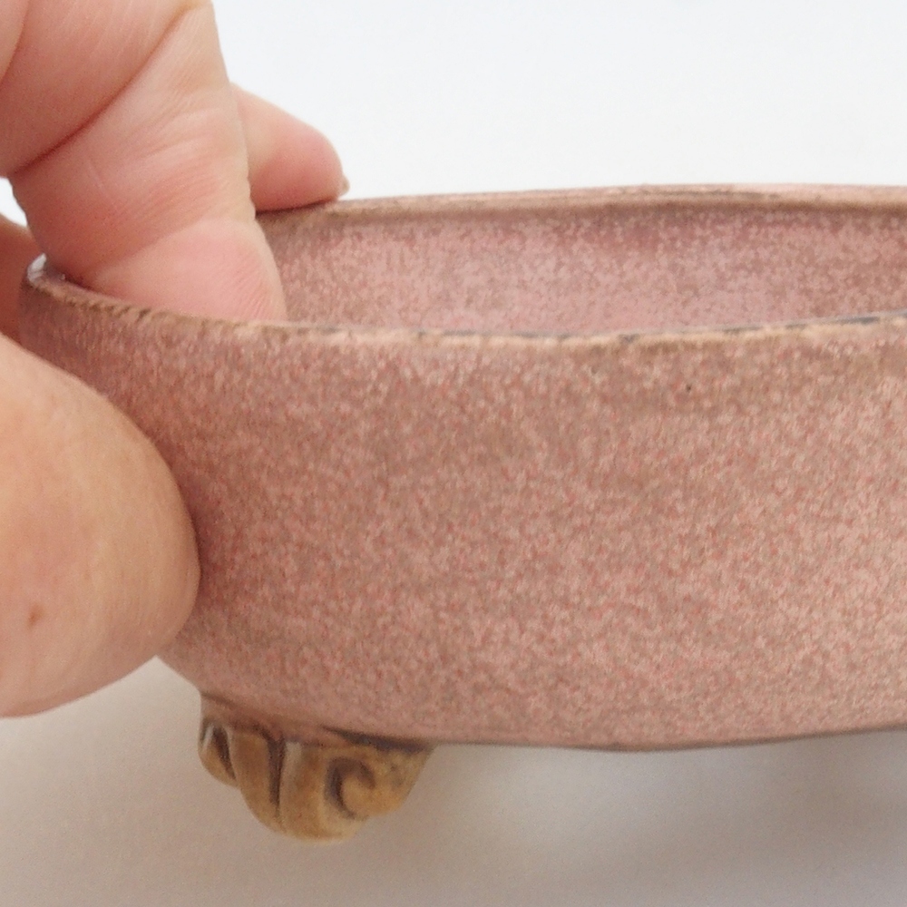 kerámia bonsai tál 10 x 8,5 x 4 cm, barna