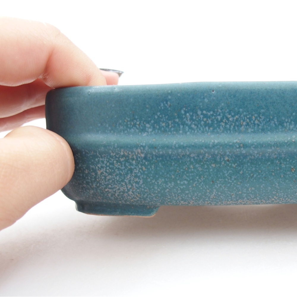 kerámia bonsai tál 22 x 17 x 5 cm, zöld