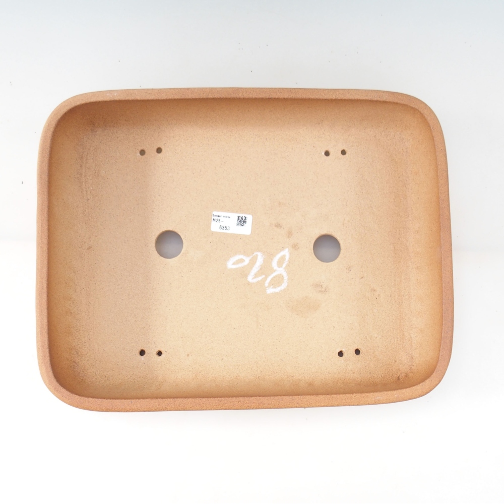 Bonsai tál 38 x 30 x 8,5 cm , barna színben