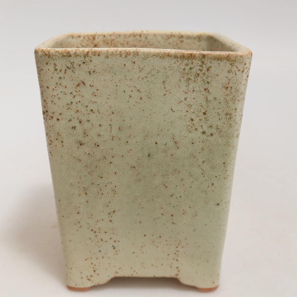 kerámia bonsai tál 9 x 9 x 11 cm, zöld