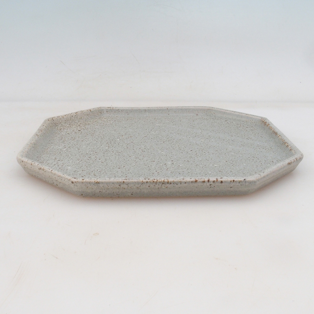 Kerámia tál H14 - 18 x 18 x 1 cm - bézs színű