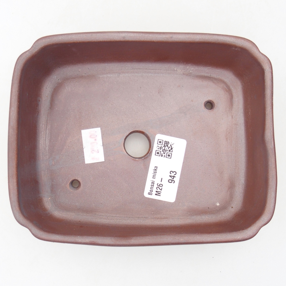 Kerámia bonsai tál 15 x 12 x 4,5 cm, fém színben
