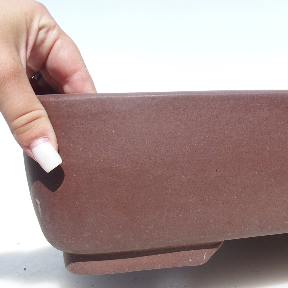 Bonsai tál 49 x 37,5 x 11 cm - barna