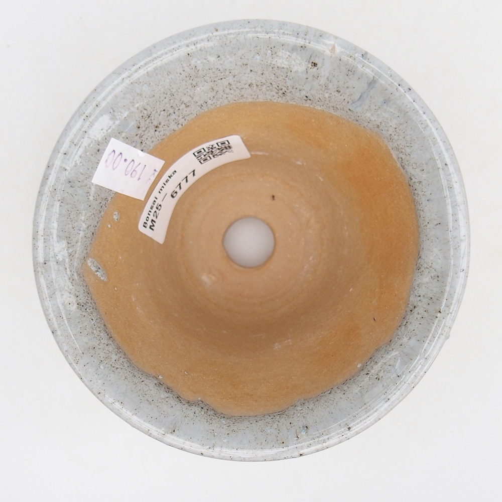 kerámia bonsai tál 10,5 x 10,5 x 7 cm, szürke