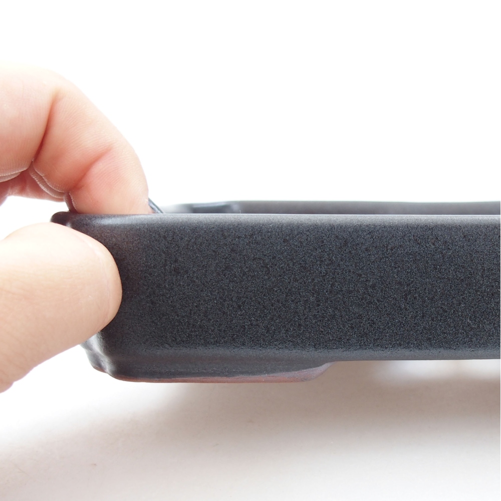 kerámia bonsai tál 22 x 17 x 5 cm, zöld