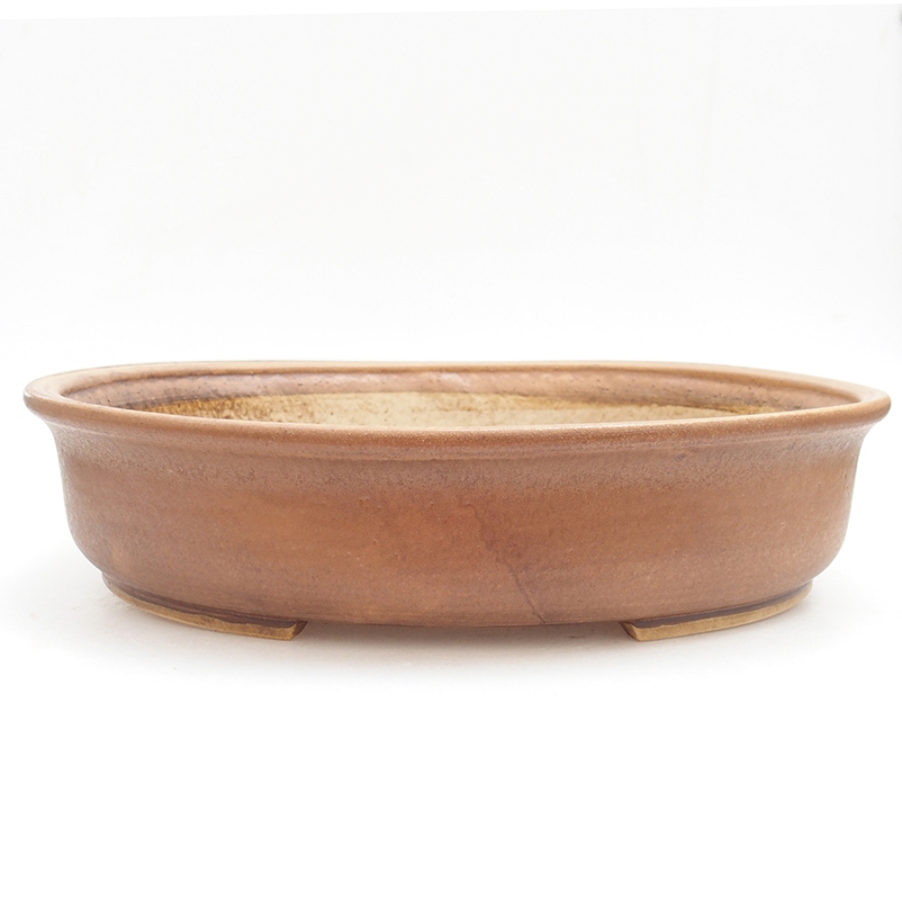 Kerámia bonsai tál 32,5 x 28,5 x 7,5 cm, rózsaszínű