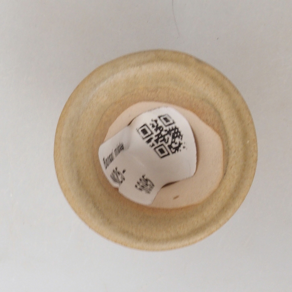 Mini bonsai tál 4 x 4 x 4 cm, barna