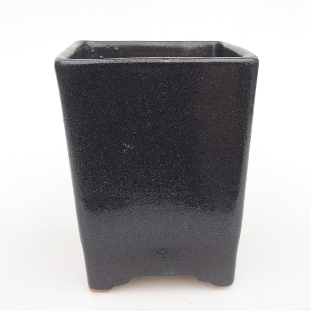 kerámia bonsai tál 8,5 x 8,5 x 11,5 cm, szürke