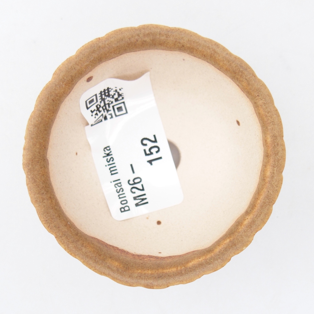 Mini bonsai tál 5,5 x 5,5 x 3 cm, barna