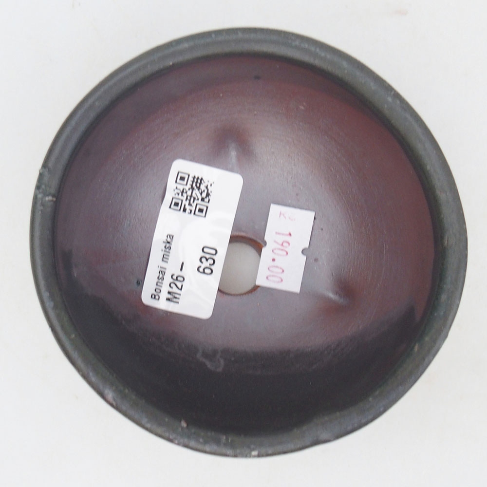 kerámia bonsai tál 125 x 10 x 3 cm, barna