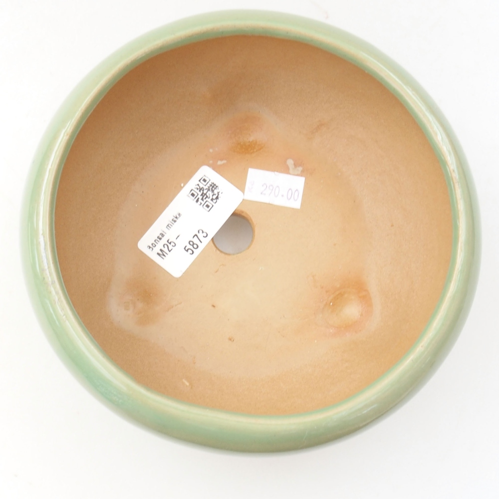 kerámia bonsai tál 22 x 17 x 5 cm, zöld