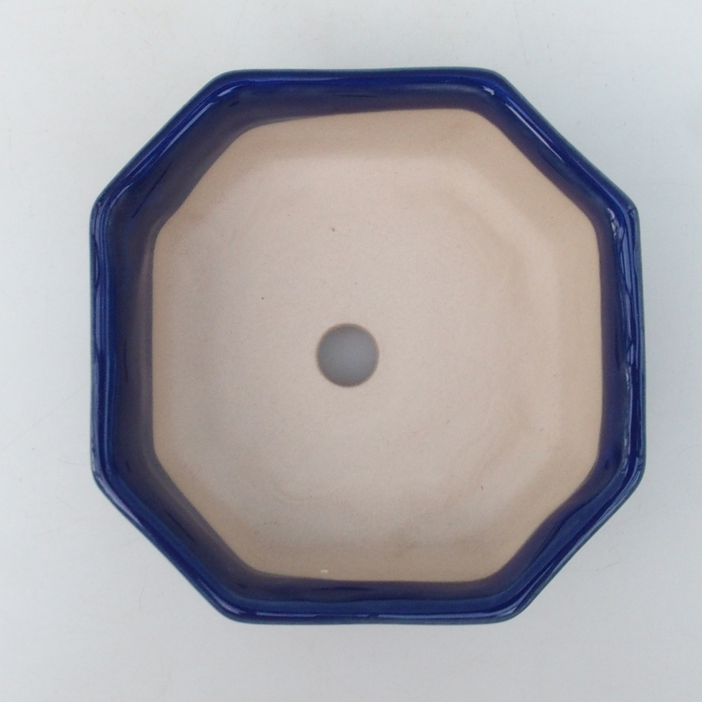 Bonsai tál H13 - 12,5 x 12,5 x 4,5 cm. - kék