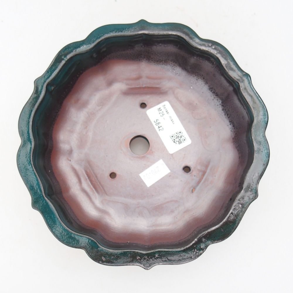 kerámia bonsai tál 22 x 17 x 5 cm, zöld