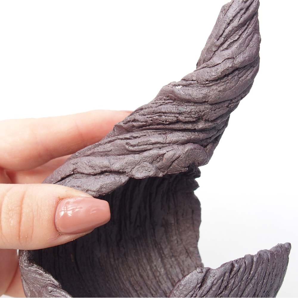 Kerámia kagyló 10 x 8,5 x 12,5 cm , metál színű