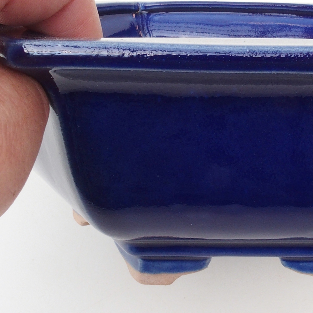 Bonsai tál H53 - 19 x 21,5 x 7 cm. - kék