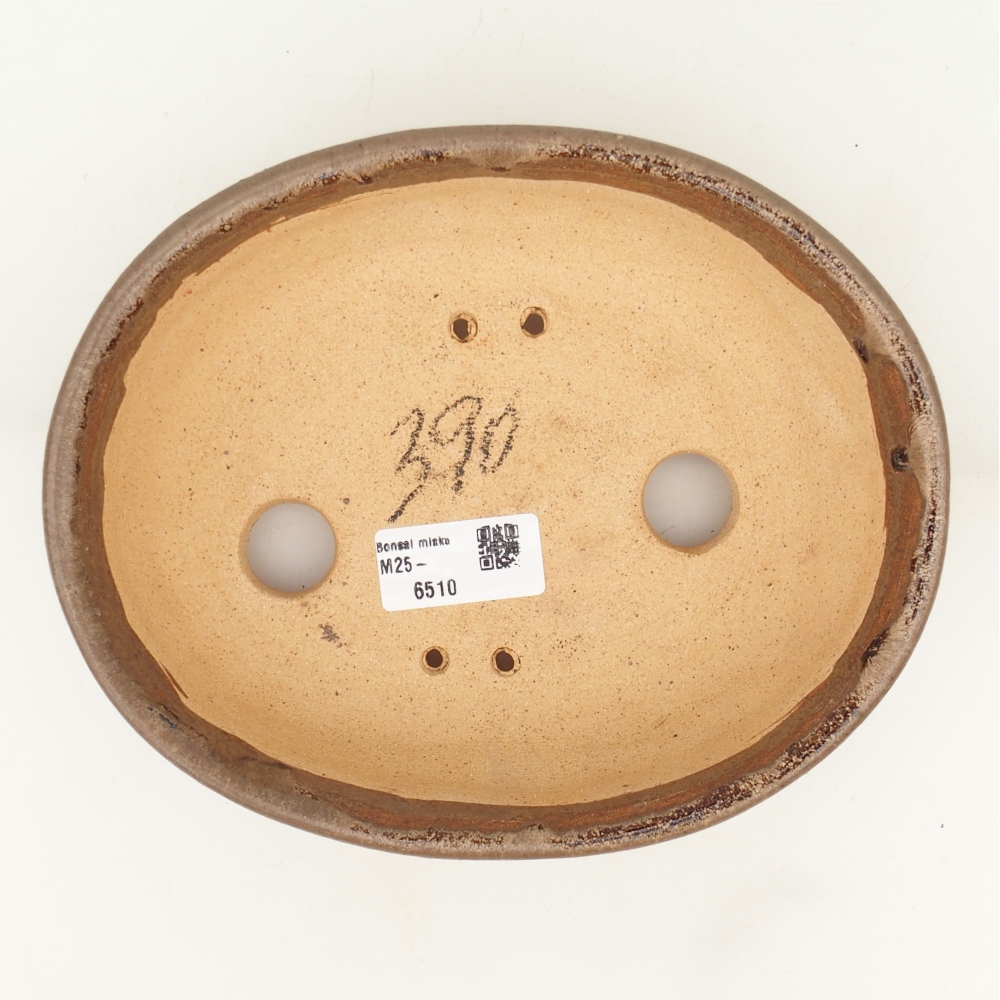 Bonsai tál 19,5 x 16 x 6 cm , barna színű