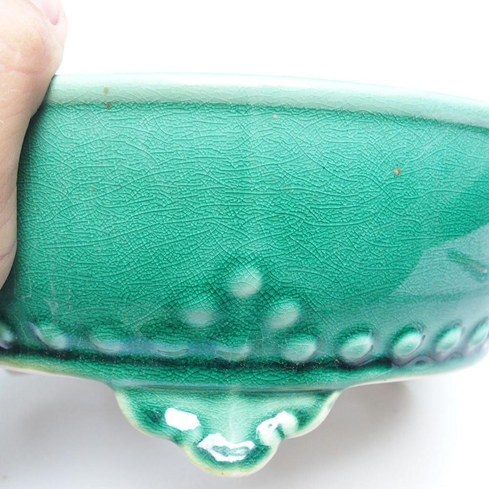 Tál 21 x 21 x 8,5 cm zöld