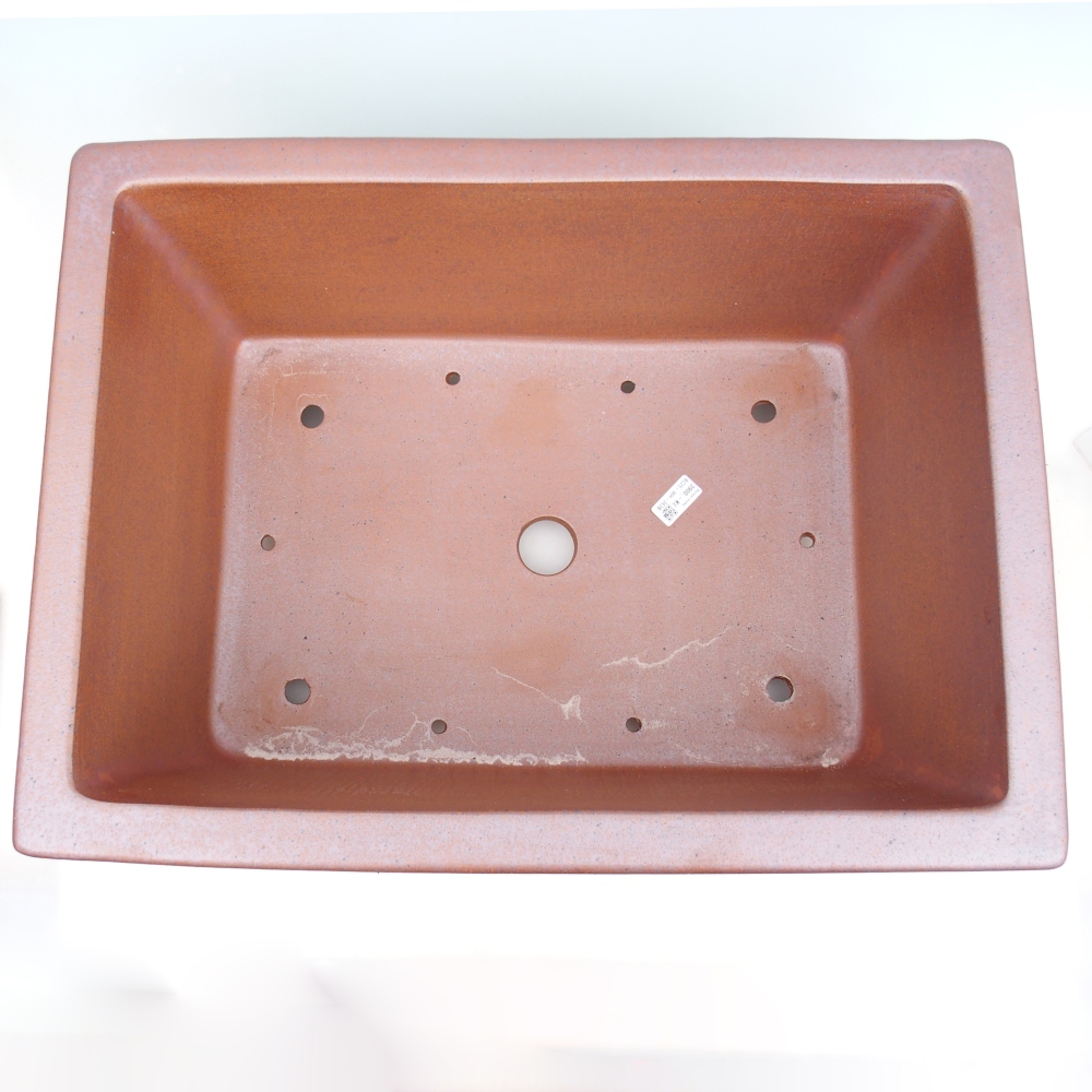 kerámia bonsai tál 61 x 46 x 25 cm , fém színű - CSAK SZEMÉLYES ELSZÁLLÍTÁS vagy raklapos szállítás