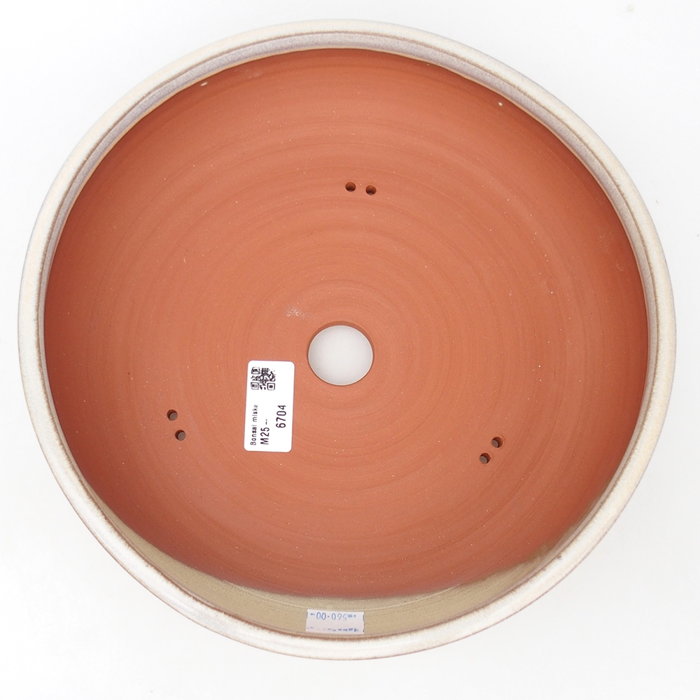 kerámia bonsai tál 25,5 x 25,5 x 7 cm, szürke