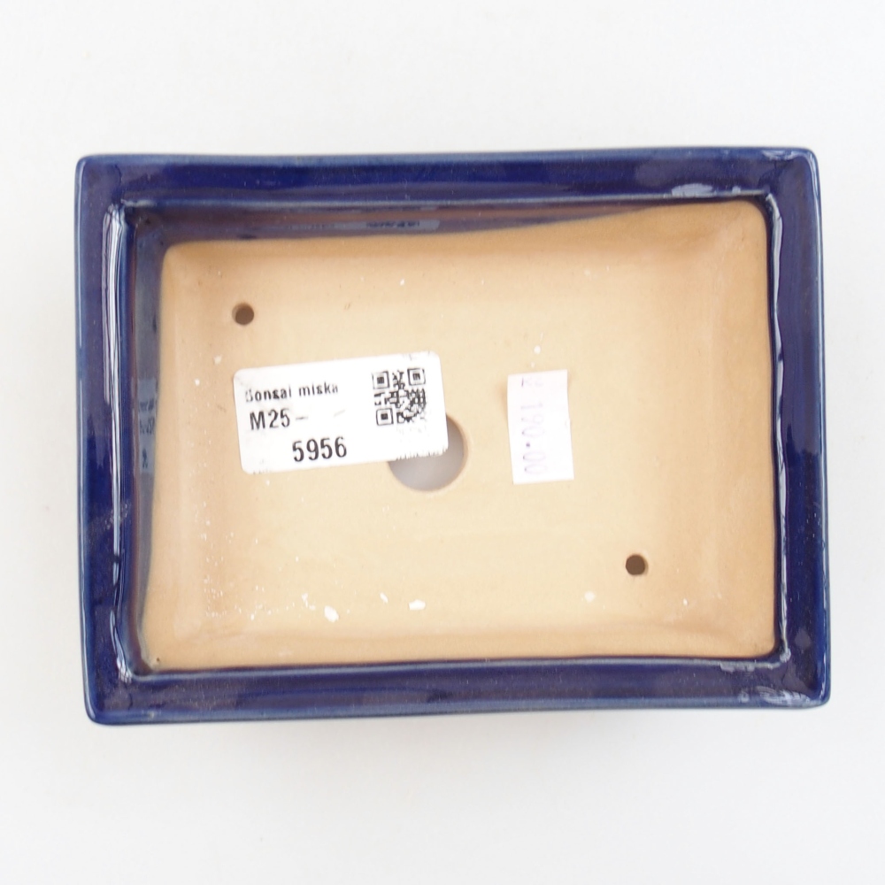 kerámia bonsai tál 22 x 17 x 5 cm, zöld