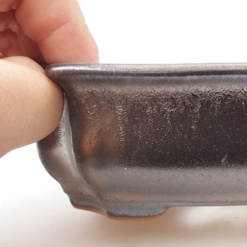 kerámia bonsai tál 22 x 17 x 5 cm, zöld