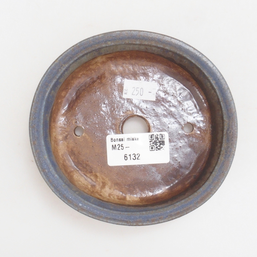 kerámia bonsai tál 10 x 8,5 x 4 cm, barna
