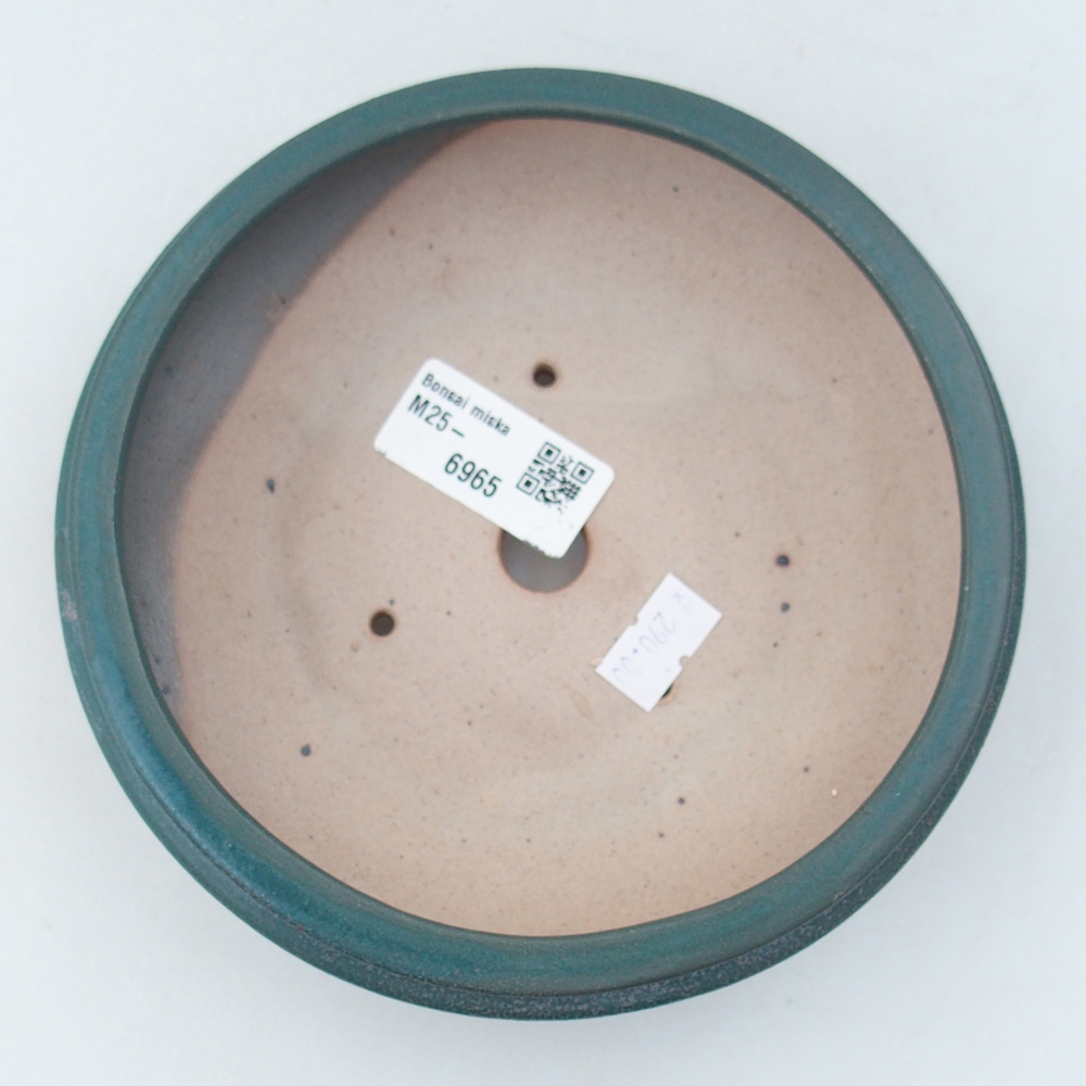 kerámia bonsai tál 15 x 15 x 5 cm, kék színben