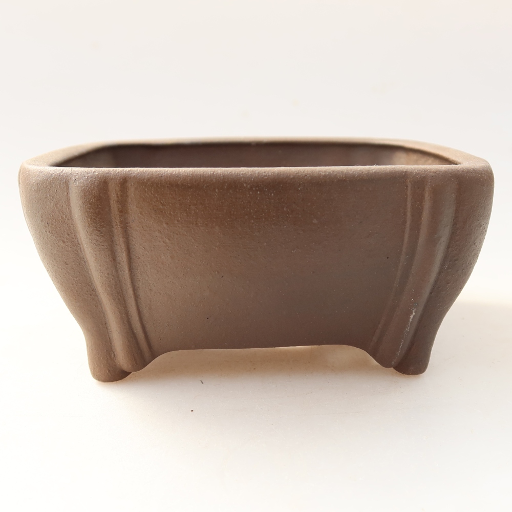 kerámia bonsai tál 10 x 10 x 5 cm, barna