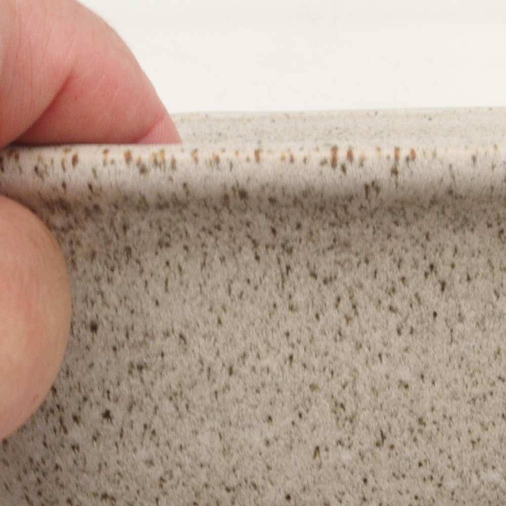 Bonsai tál H36 - 17 x 15 x 7,5 cm. - bézs színű