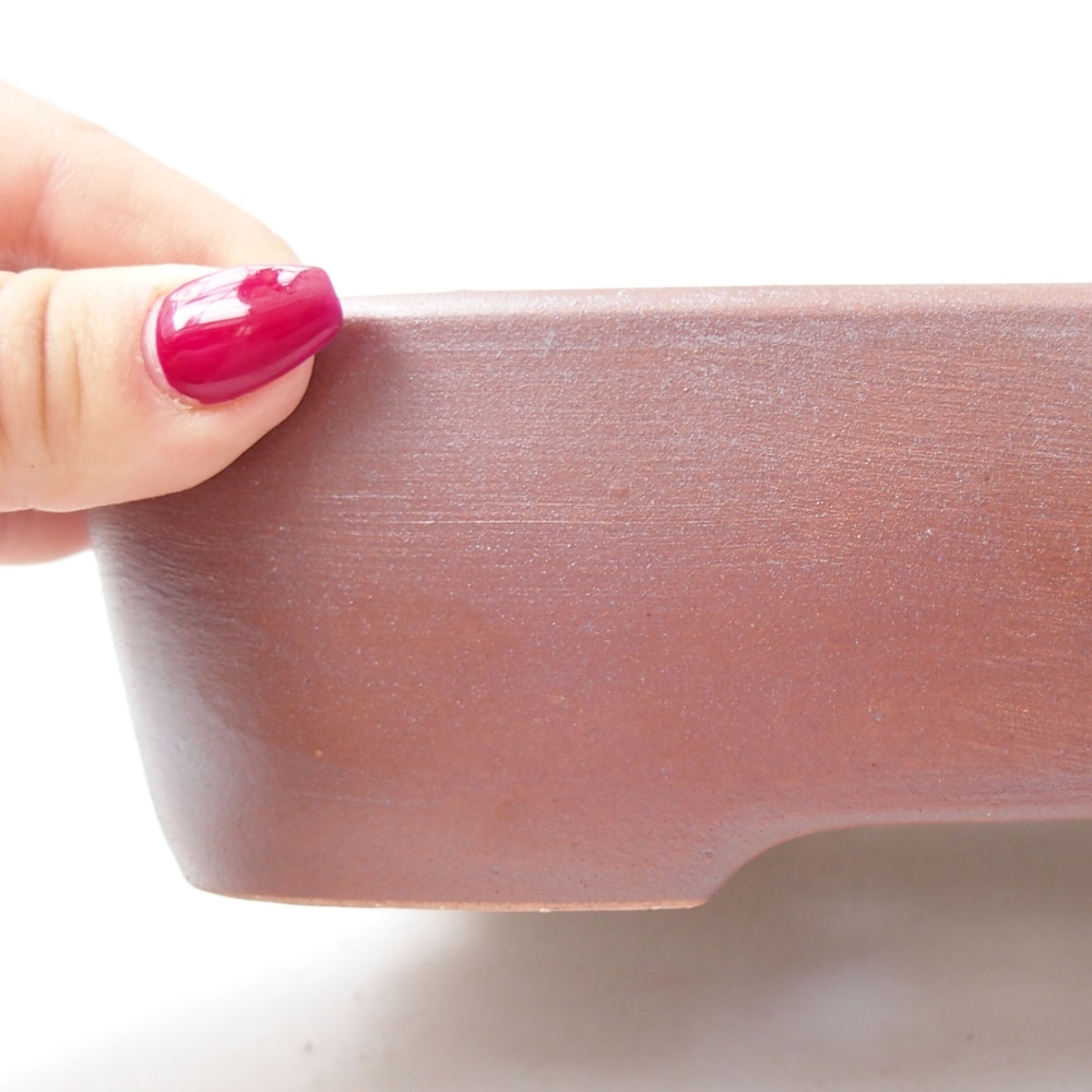 Kerámia bonsai tál 23 x 18 x 5,5 cm, fém színben