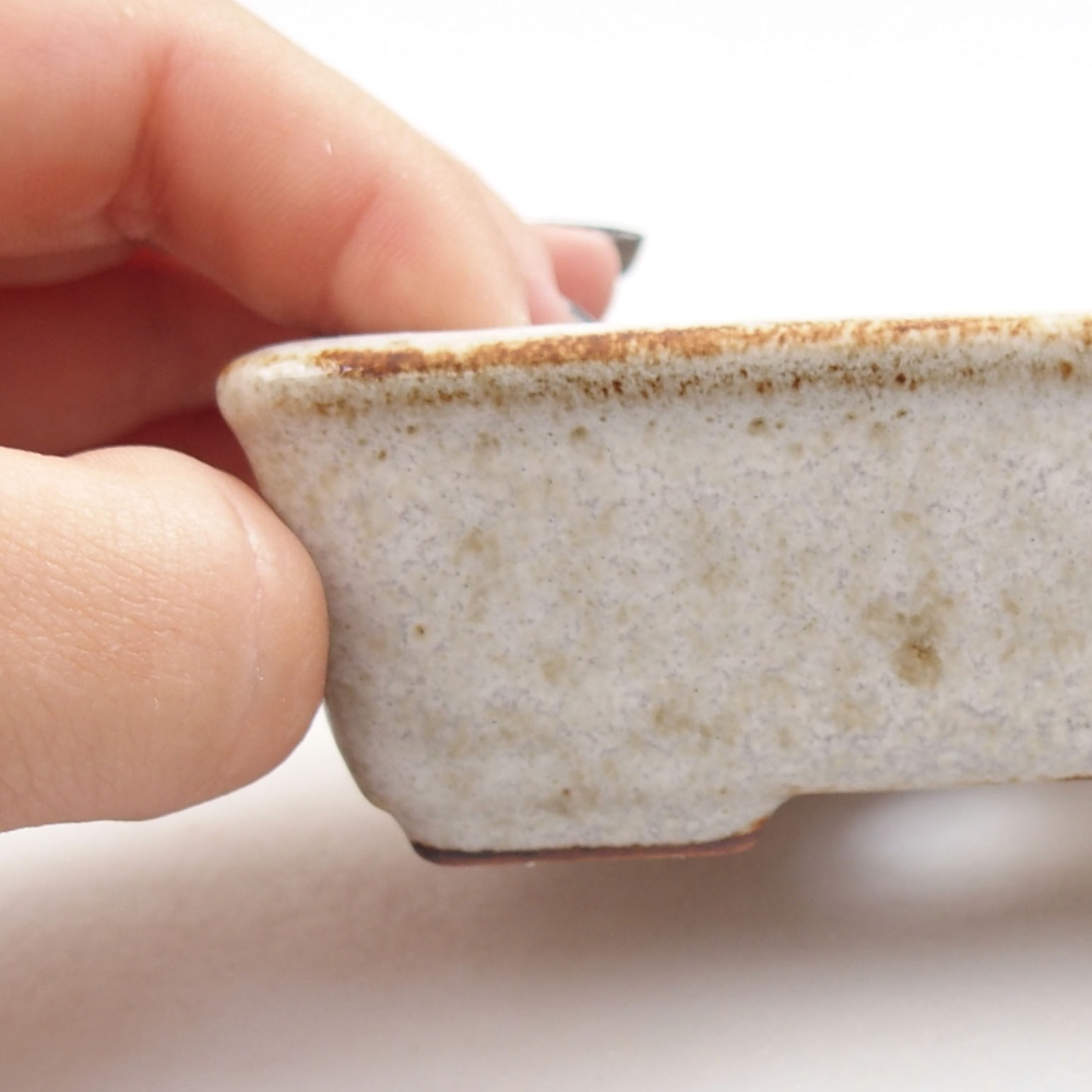 kerámia bonsai tál 22 x 17 x 5 cm, zöld