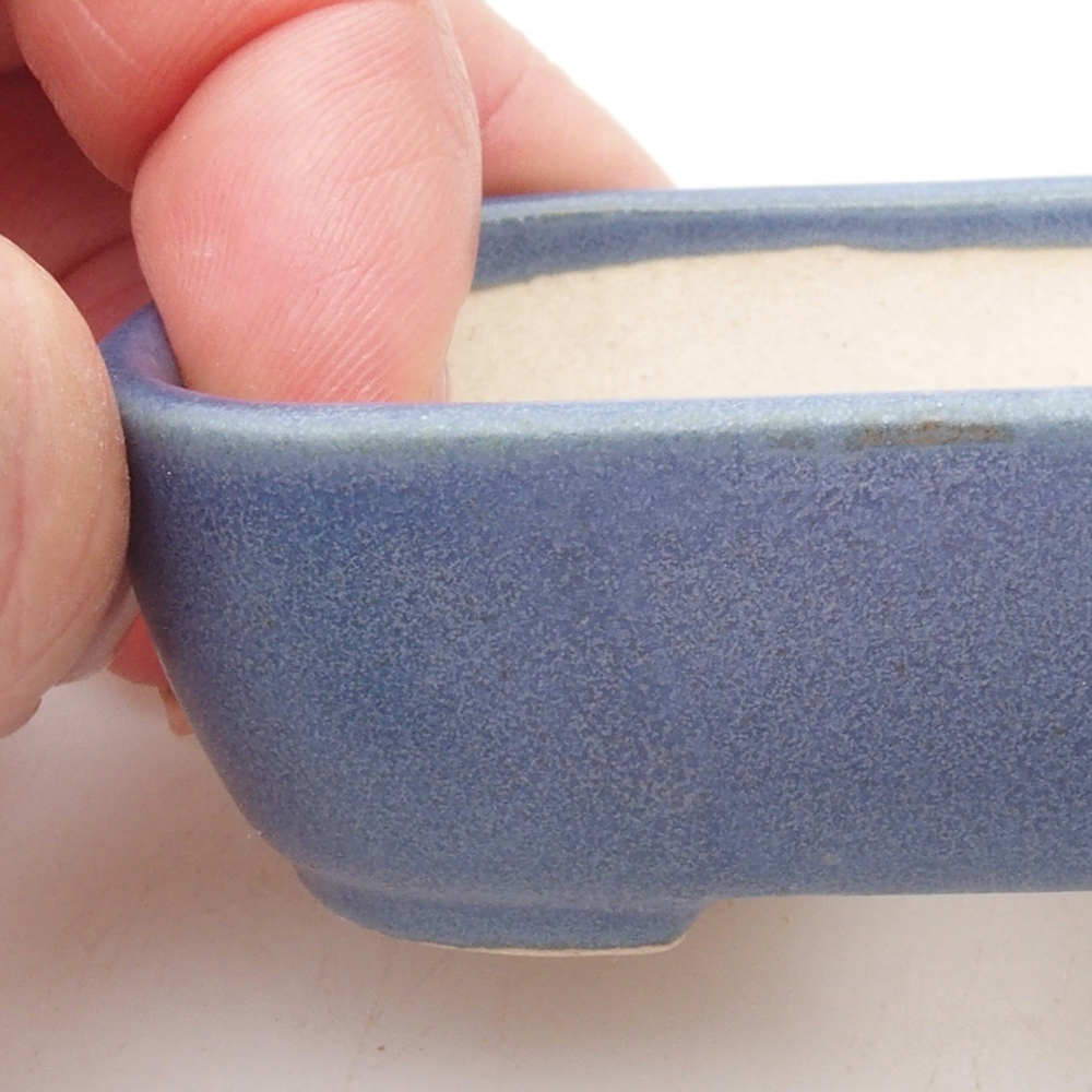 Mini bonsai tál 7 x 5,5 x 2 cm, kék színű