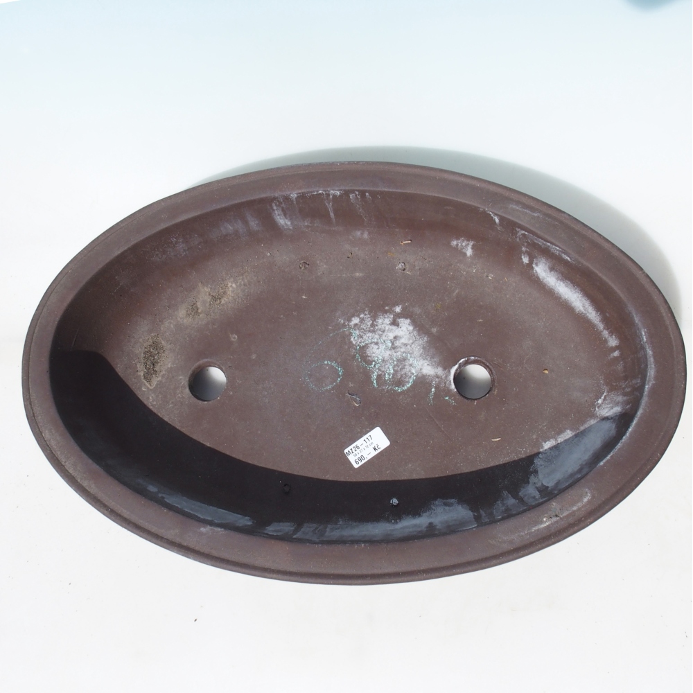 Bonsai tál 59 x 37 x 12 cm - barna