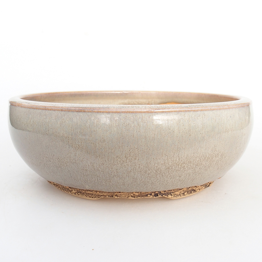 kerámia bonsai tál 19 x 19 x 6,5 cm, szürke