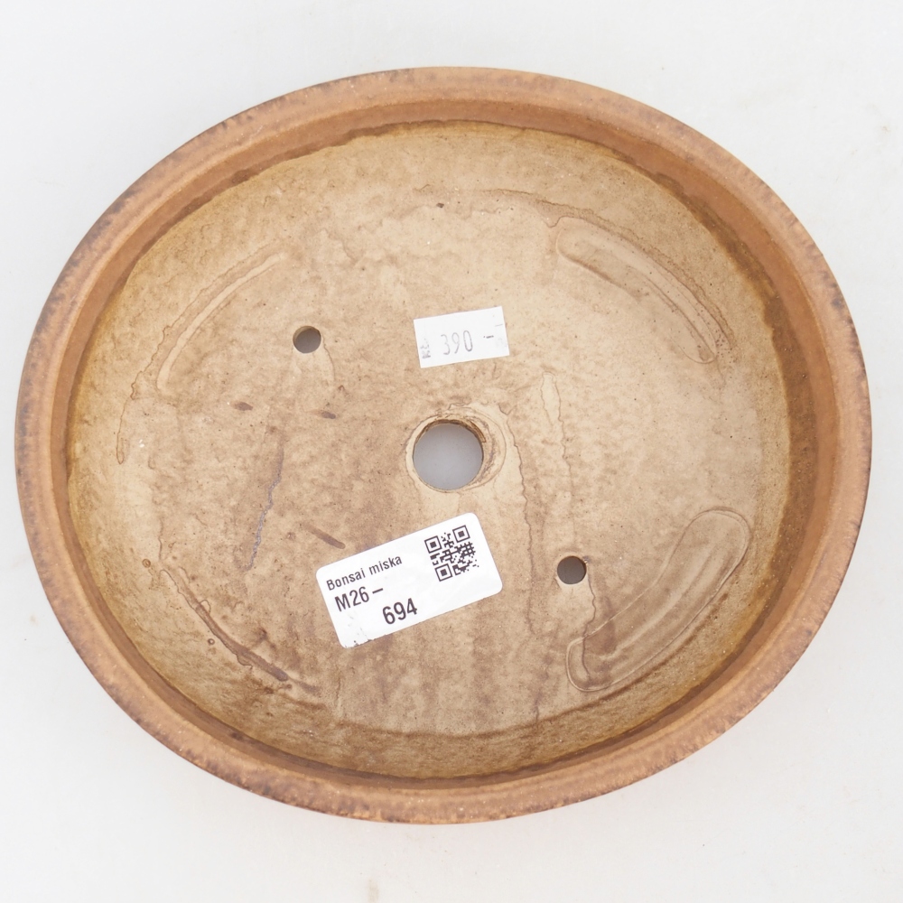 Kerámia bonsai tál 18,5 x 16,5 x 4,5 cm, rózsaszínű