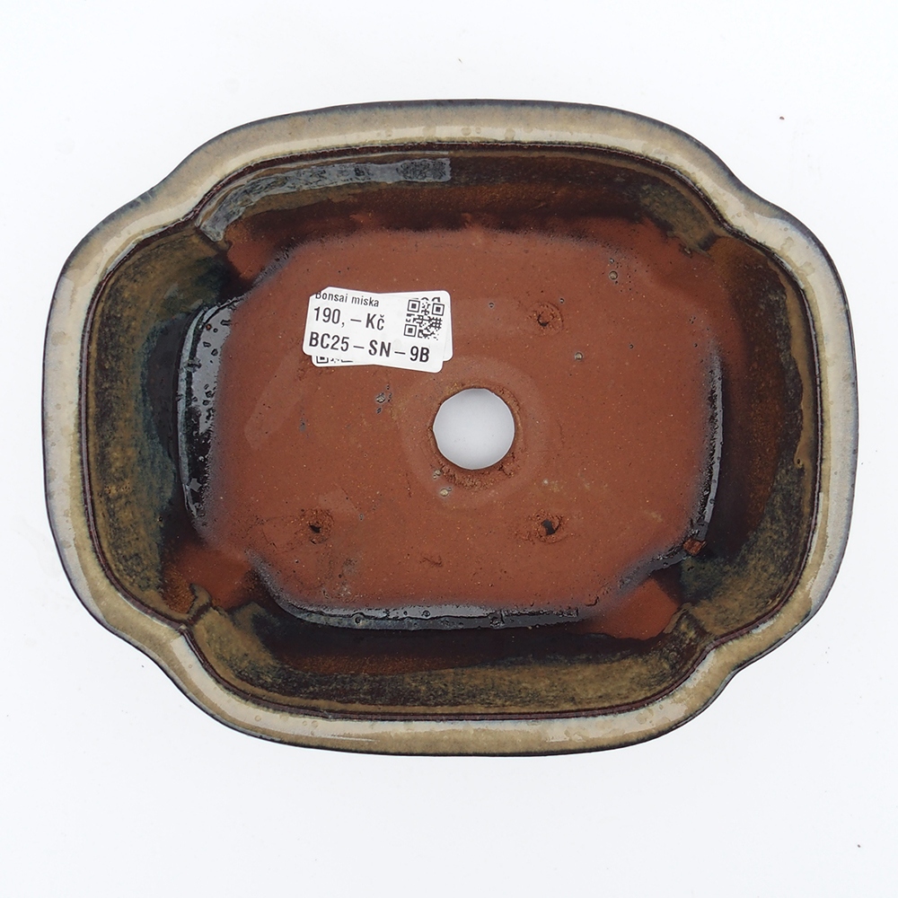 Tál 20 x 16 x 6,5 cm szürke-bézs színben