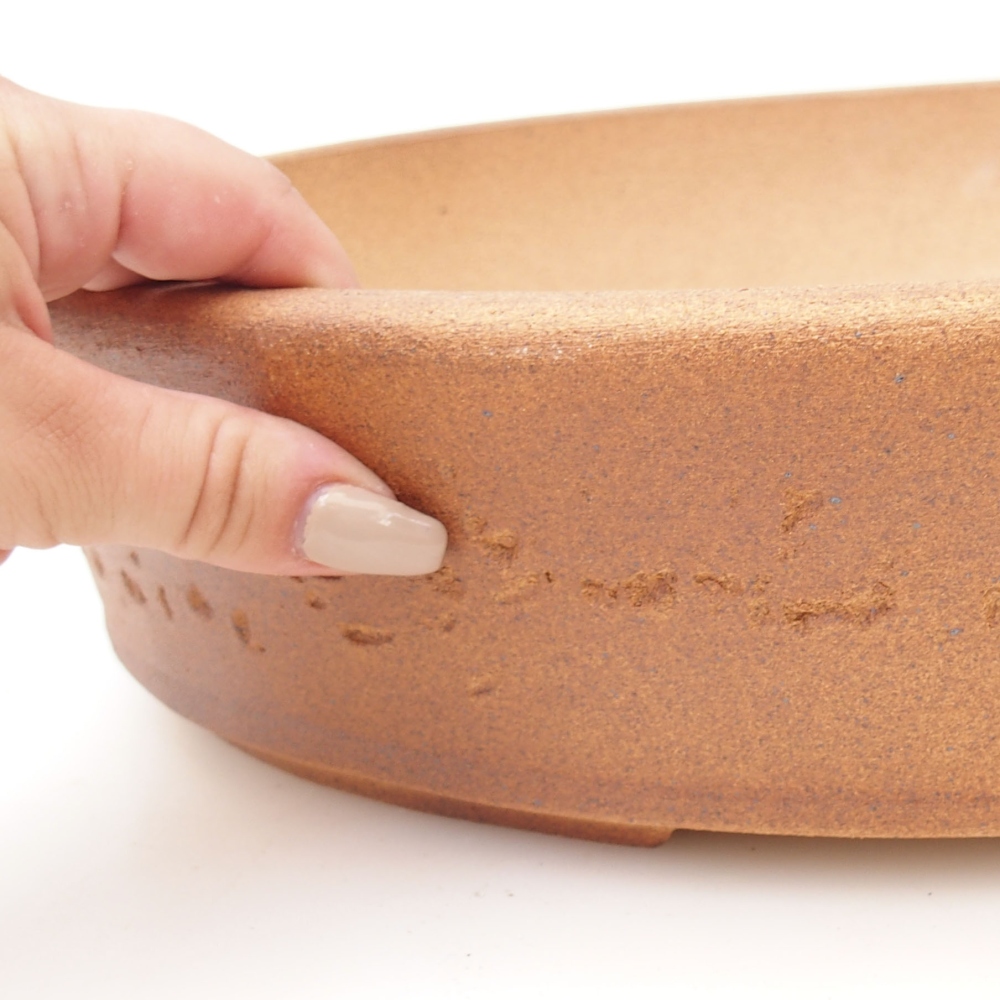 Bonsai tál 38 x 31 x 8,5 cm , színe barna