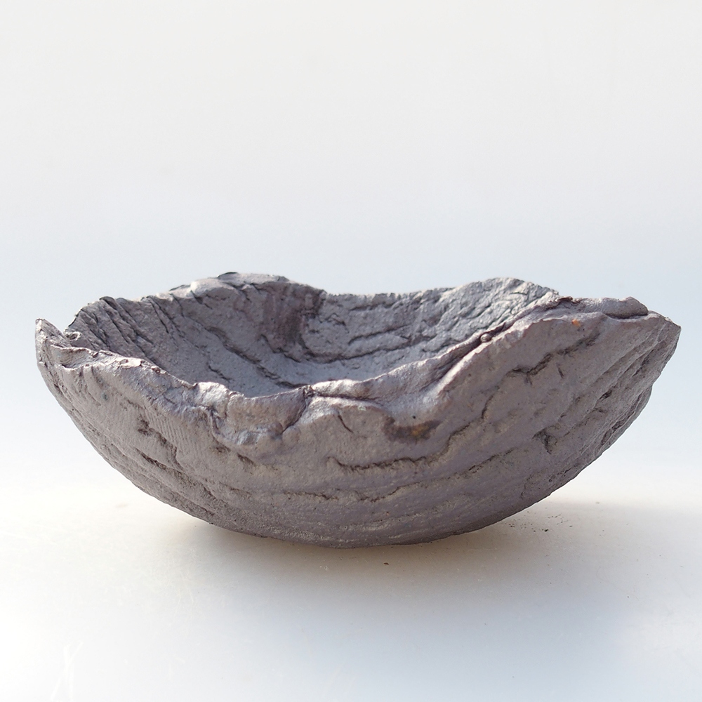 Kerámia kagyló 15,5 x 14 x 6,5 cm , metál színű