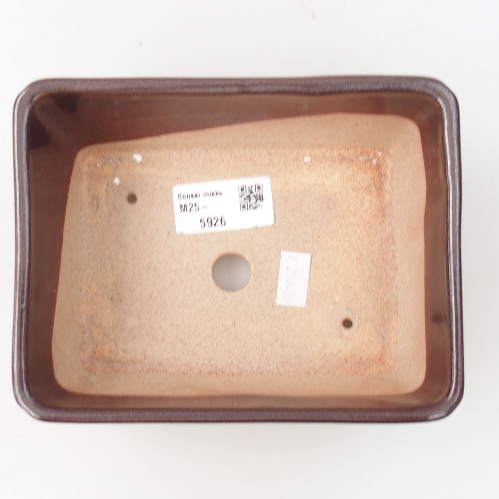 kerámia bonsai tál 22 x 17 x 5 cm, zöld