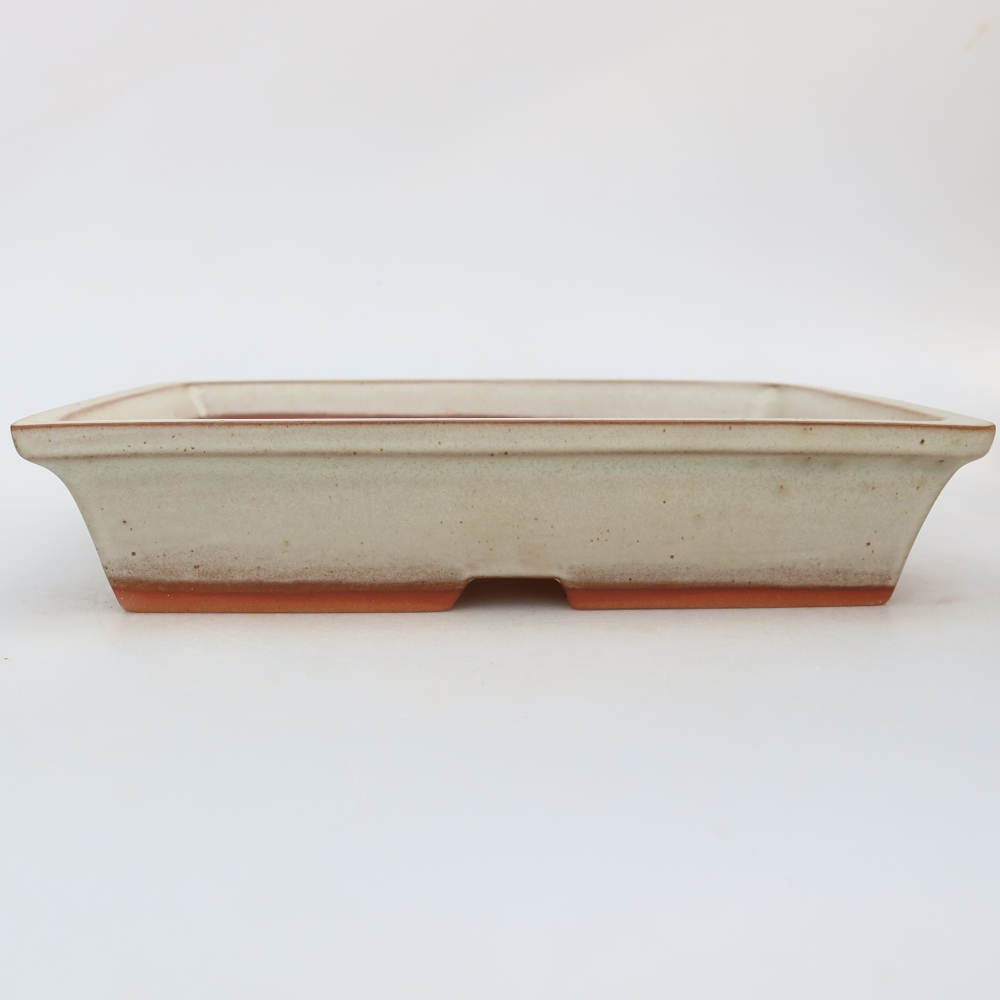 Kerámia tál  26 x 19,5 x 5,5 cm, bézs színű