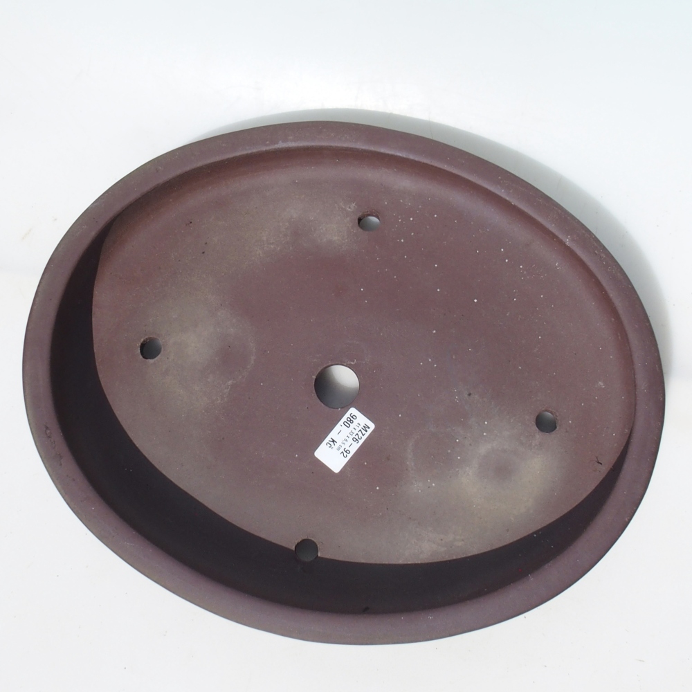 Bonsai tál 41 x 33 x 6,5 cm - barna