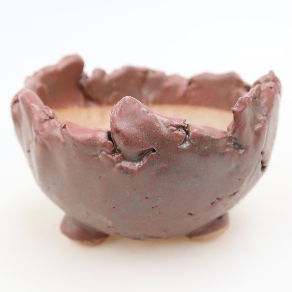 Kerámia tojáshéj  10,5 x 10,5 x 6 cm, rózsaszín