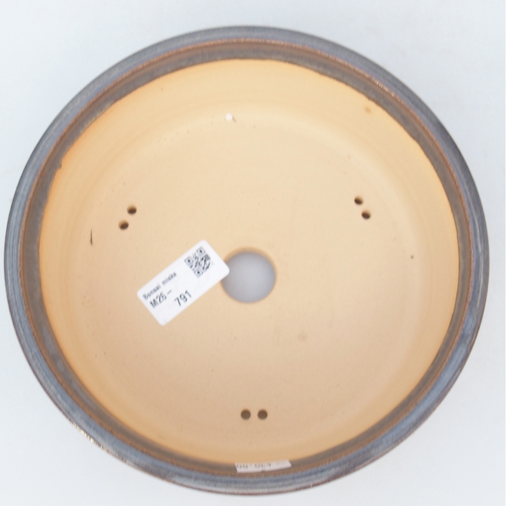 kerámia bonsai tál 19 x 19 x 6,5 cm, szürke