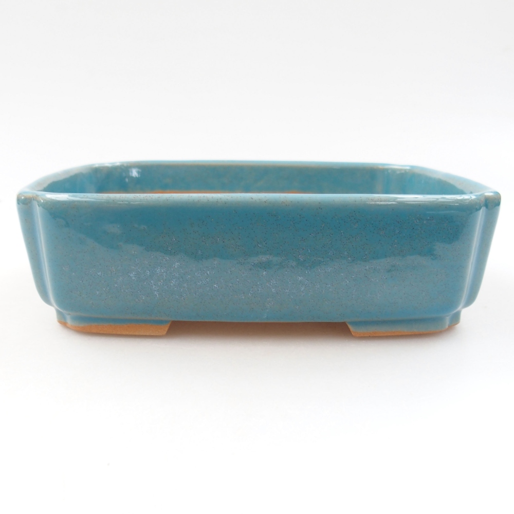 kerámia bonsai tál 22 x 17 x 5 cm, zöld